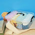 Readsky 8 Quart Lidded Storage Bins, Clear and Black, 2 Packs