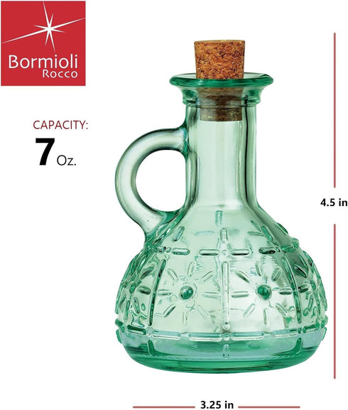 Bormioli Rocco Country Home Olivia Oil Cruet Bottle - 7 Ounce