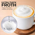 3-in-1 Zulay Froth N Go Milk Frother Rechargeable Handheld Frother Wand with Travel Case & USB-C Charger Single, Double