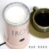 Rae Dunn Electric Milk Frother Steamer, Automatic Milk Steamer and Frother for Coffee, 550 Watt - Blush