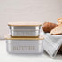 Stainless Steel Butter Dish with Lid, Kitchen Butter Keeper Container, Silicone Sealing, Holds 1 Stick West Coast Butter