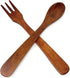 Lipper International Cherry Finished Salad Servers, 12" Long, One Pair