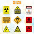 WERNNSAI Science Party Decorations - 9PCS Mad Scientist at Work Home Wall Decor Signs Funny Tags for Boys Kids Birthday Party Laboratory Sign Table Centerpieces Yellow Caution Logos on Door Windows Supplies