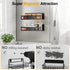2 Pack Magnetic Spice Rack for Refrigerator, Metal Magnetic Shelf Organizer for Fridge Side, Strong Spice Storage Rack