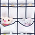 2 Pack Extra Large Hanging Over Door Shoe Organizers, 12 Mesh Pockets + 6 Large Compartments for Closet Bedroom