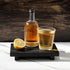 Bathroom Counter Organizer Wood Pedestal Stand Farmhouse Decorative Tray Soap Holder for Kitchen Decor, Black by zoocatia