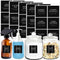 Minimalist Laundry Room Labels, 30 Matte Waterproof Labels for Jars and Detergent Dispensers, Black
