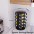 Set 20 Countertop 386 New England Stories Revolving Spice Rack with Spice Jars, Kitchen Spice Tower Organizer