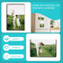 Magnetic Picture Frame,10 Pack Magnetic Frame Reusable,Magnetic Photo Frames for Refrigerator 4"x6" With White Border,Refrigerator Magnets,Home,School,Office (Black 10 Pack)