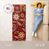 Maples Rugs Reggie Floral Runner Rug, Washable Non Slip Indoor Carpet for Kitchen, Hallway, Laundry Room, 1'8 x 5,