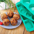 Webake Silicone Baking Pans Set of 3, Silicone Muffin, Mini Cupcake, and Brownie Pan Combo Set