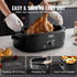 VEVOR Electric Roaster Oven - 20 QT Turkey Roaster with Self-Basting Lid, 1450W, Fits Turkeys Up to 24LBS