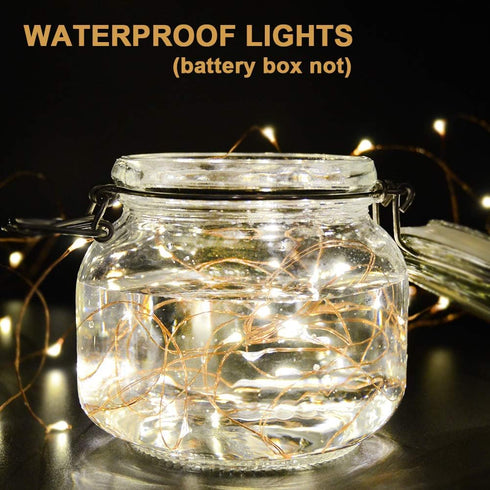 32 Pack 7.2ft 20 MUMUXI Fairy Lights Battery Operated, LED String Lights Waterproof Copper Wire Starry Firefly LEDs