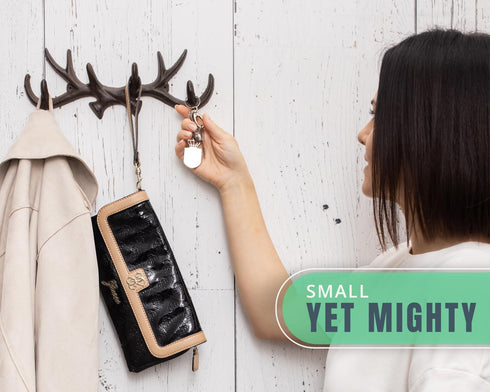 Comfify Vintage Cast Iron Deer Antlers Wall Mounted Hooks, Antique Finish, Rust Brown