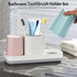 Set Toothbrush Holder for Bathroom, Kids Toothbrush Holder with Cups, Electric Toothbrush Holder for Bathroom Decor