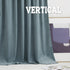 W42 L84 inches, 2 RYB Home Stone Blue Velvet Curtains - Blackout Curtains for Nursery Thermal Insulated Noise Reducing