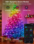 33Ft 16 Smart Star Fairy Lights Plug in, Million Color Changing String Lights RGB Built in Chip APP & Remote Control