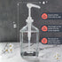 37oz eBun Glass Mouthwash Pump Dispenser with Cups for Bathroom - Guest Bathroom Essentials, Mouthwash Container