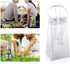 Ice Wine Bag Portable Collapsible Clear Wine Pouch Cooler with Handle for Party, Outdoor, Champagne, Cold Beer, 3 Pack