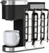 STORAGENIE Coffee Pod Holder, Side Mount K Cup Pods Organizer for Keurig Coffee Makers, 3 Pack for 15 K-Cups