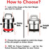 Hawkins Whistle Vent Weight for Stainless Steel and Bigboy Pressure Cooker, 1.5 Liter to 22 Liter