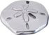 Mariposa Sand Dollar Napkin Weight, Silver, One Size