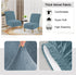 TOPYUMH Armless Velvet Accent Chair Covers Luxury Thick Velvet Chair Slipcovers, Removable Furniture Protector
