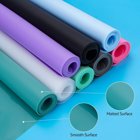 Gartful Silicone Mats for Kitchen Counter, 25 x 17 inches Nonstick Heat-Resistant Pad, Multipurpose Table Mat, Dark Gray