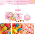 MACTING 2 Dozens Candy Box with 5 Pcs Artificial Flower Rose, 3.5 Inch Feeding Bottle for Baby Shower Favor Gift
