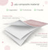 6 Pack 11x11 inch Closet, FinishingBo Cube Storage Bins, with Cotton Handles for Shelves, Clothes, Towel (White/Pink)