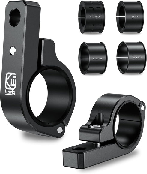 2 PCS Light Bar Mounts, Aluminium Alloy Roll Bar Clamp, Sturdy Mounting Bracket for 0.875"/1"/1.125"/1.26"/1.375"