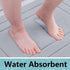 Arotive Ultra Soft Memory Foam Bathroom Rug Mat 30x20, Absorbent Machine Wash Dry Bath Mat, Grey
