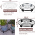 lucpur 3 Packs 13.5" Metal Plant Caddy with Wheels Large Rolling Plant Stands Indoor Wheeled Plant Dolly Heavy-duty