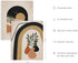 HAUS AND HUES Boho Prints Neutral Wall Art, Set of 6 Mid Century Modern Aesthetic Prints for Wall Decor, 8x10 UNFRAMED