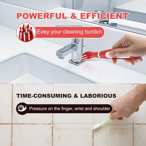 SOARING Rechargeable Electric Cleaning Brush - 4 in 1 Cordless Motorized Brush for Bathroom & Kitchen