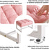YD-JD139P Aibiju Small Footstool, Rectangle Ottoman with Faux Leather Padded Seat, Change Shoes Bench, Sofa Footrest