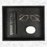 Decor Trends Leather Valet Organizer for Men Black Catchall for Wallet, Keys, EDC, Jewelry, and Perfume Nightstand