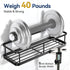 YASONIC Shower Caddy Adhesive, Rustproof Shower Shelves for Inside Shower, Large Capacity Bathroom Organizers