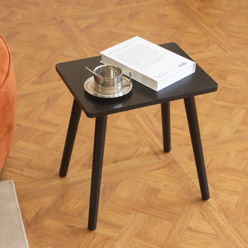 AWASEN Side Table, Small Black End Table for Living Room Bedroom Office Small Spaces, Modern Accent Side Table