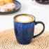 Set 6, 12 Oz vancasso STARRY Ceramic Coffee Mug of Tea Cups with Handle for Latte, Tea, Cappuccino, Milk, Cocoa