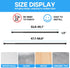 Tension Curtain Rod Black, 1pcs Adjustable Tension Rod for Windows 33 to 56 Inch, Non-Slip Spring Curtain Rod.