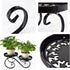 TLBTEK 2 tier Metal Plant Stand,Black Round Potted Planter Stands Indoor Outdoor ,Multiple Modern Flower Pot Stand