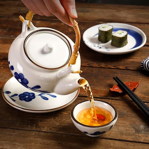 2 Pack Bamboo Teapot Handle Replacement Accessories for Ceramic and Pottery Tea Pots, 4 Inch U-Shape Handle