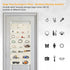 Hanging Jewelry Organizer Revolving Hanger - 50 Pockets - Foldable Storage & Display Solution - Beige