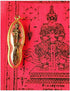 Thai Magic Amulet Wessuwan Giant God Statue Pendant, Waterproof Talisman Cloth for Protection from Evil Spirits and