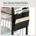 3-Tier BG412UBZ01 HOOBRO End Table with Charging Station, Small Side Table with Magazine Holder, Nightstand Bedside