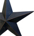 rainbow handcrafts Rustic Metal 3D Barn Star - Patriotic Wall Decoration for July 4th Americana Outdoor Decor