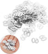 AMOSFUN 1200pcs Number 60 Sequins Confetti for 60th Birthday Party Decoration, Silver