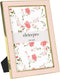 eletecpro 4x6 Enamel Picture Frame with Real Glass Cover, 1 Pack Pink