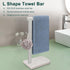 Hand Towel Holder, Hand Towel Stand for Bathroom with Marble Base, 304 Stainless Steel Stand L Shape Hand Towel Rack Free-Standing Towel Bar for Bathroom Kitchen Countertop, Brushed Nickel by BathAce